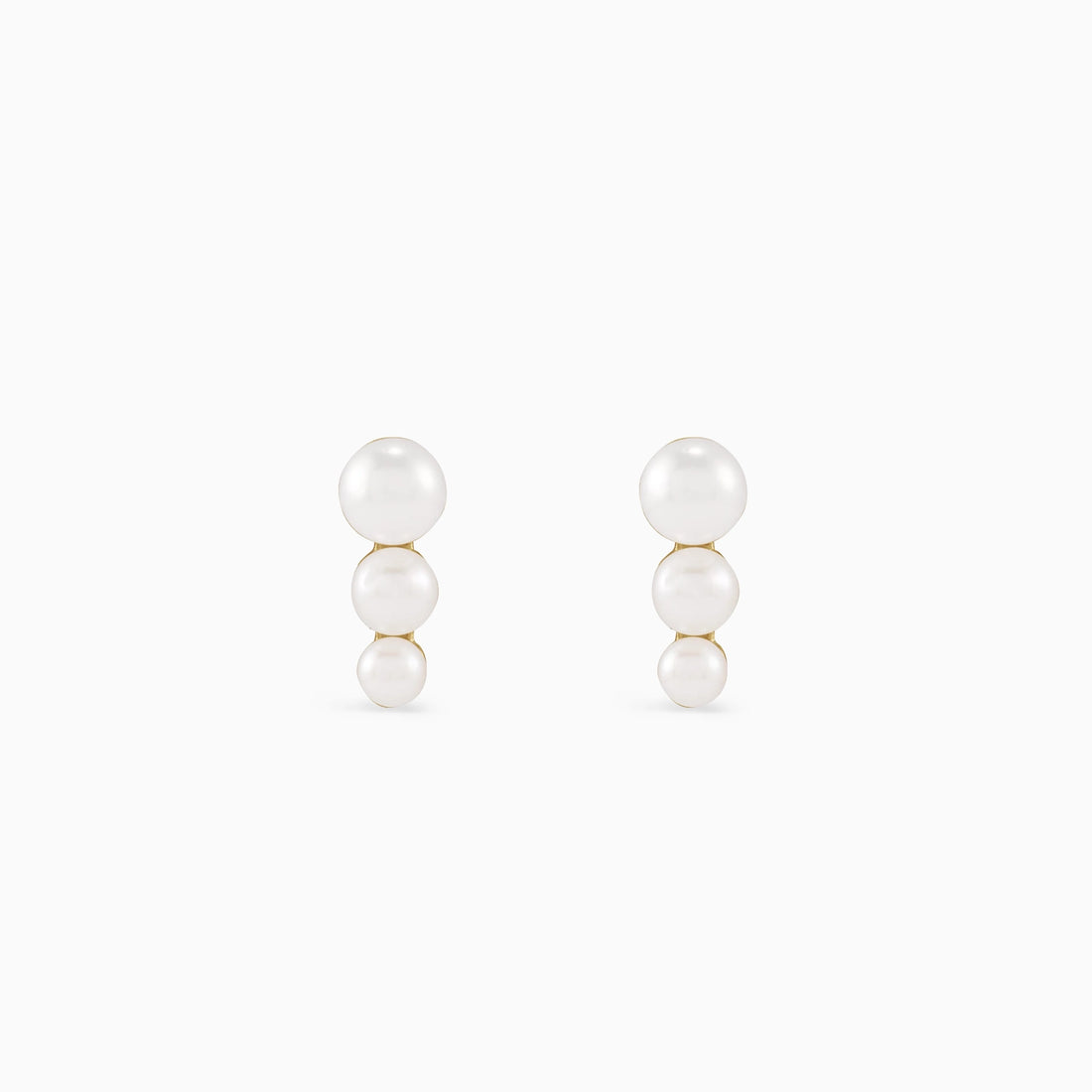 HARPER PEARL TRIO STUDS Earrings Noble Jewellery