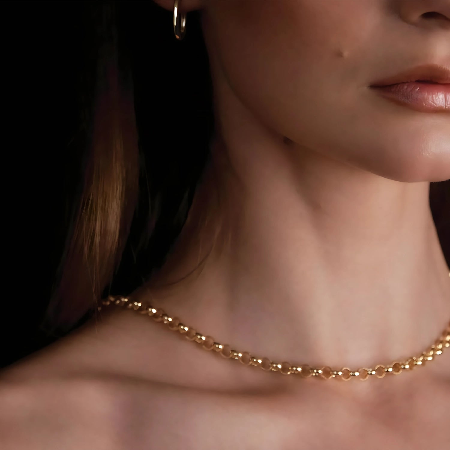 SIENA ROUND BELCHER CHAIN Necklace Noble Jewellery