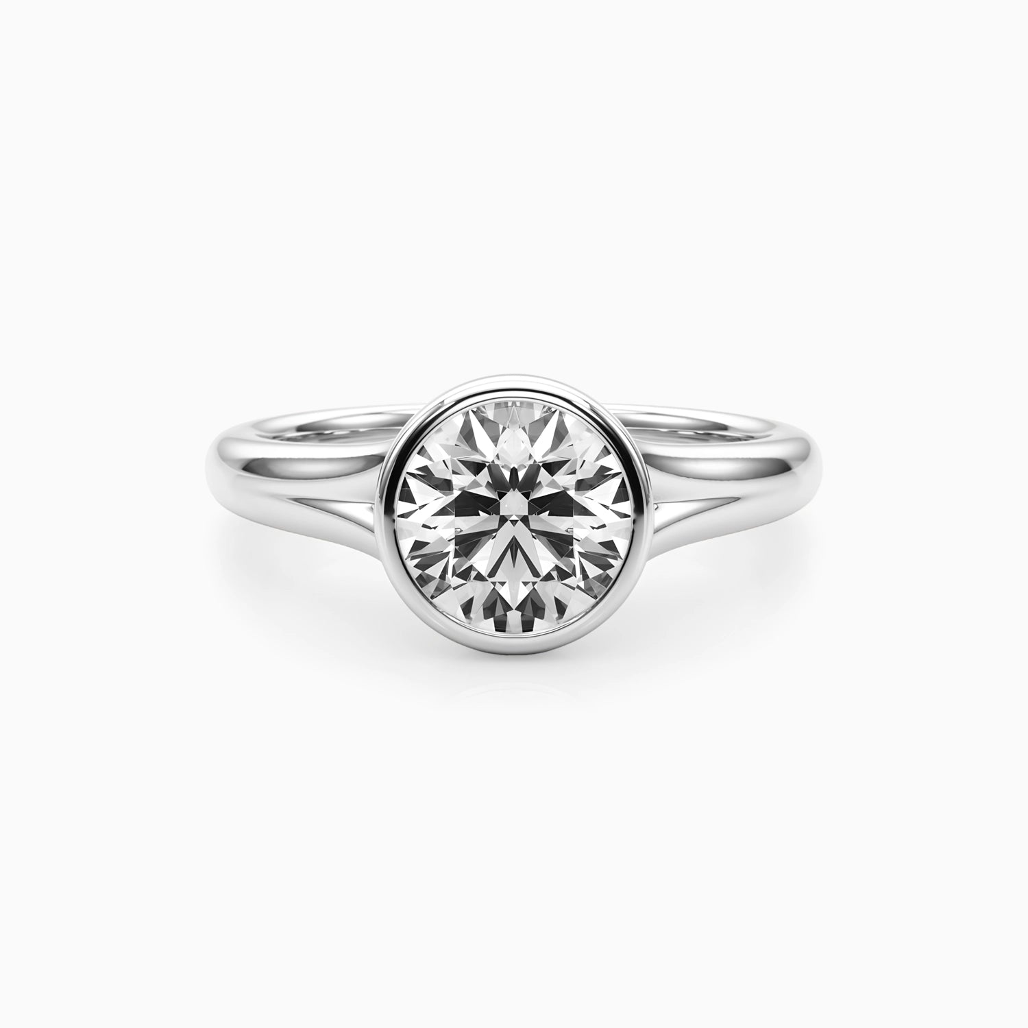 NOVA ROUND BEZEL SOLITAIRE Ring Noble Jewellery