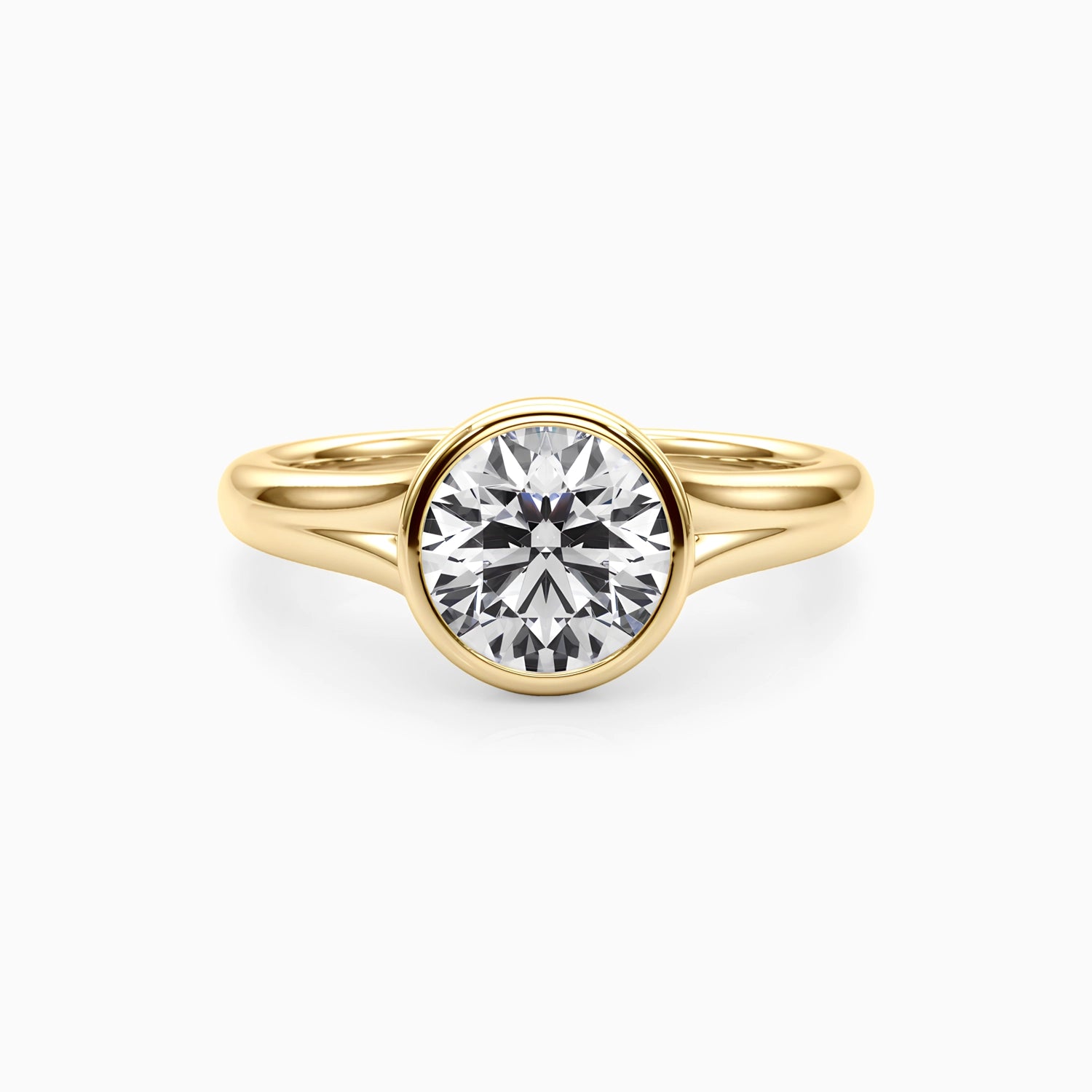 NOVA ROUND BEZEL SOLITAIRE Ring Noble Jewellery