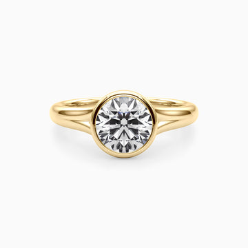 NOVA ROUND BEZEL SOLITAIRE Ring Noble Jewellery