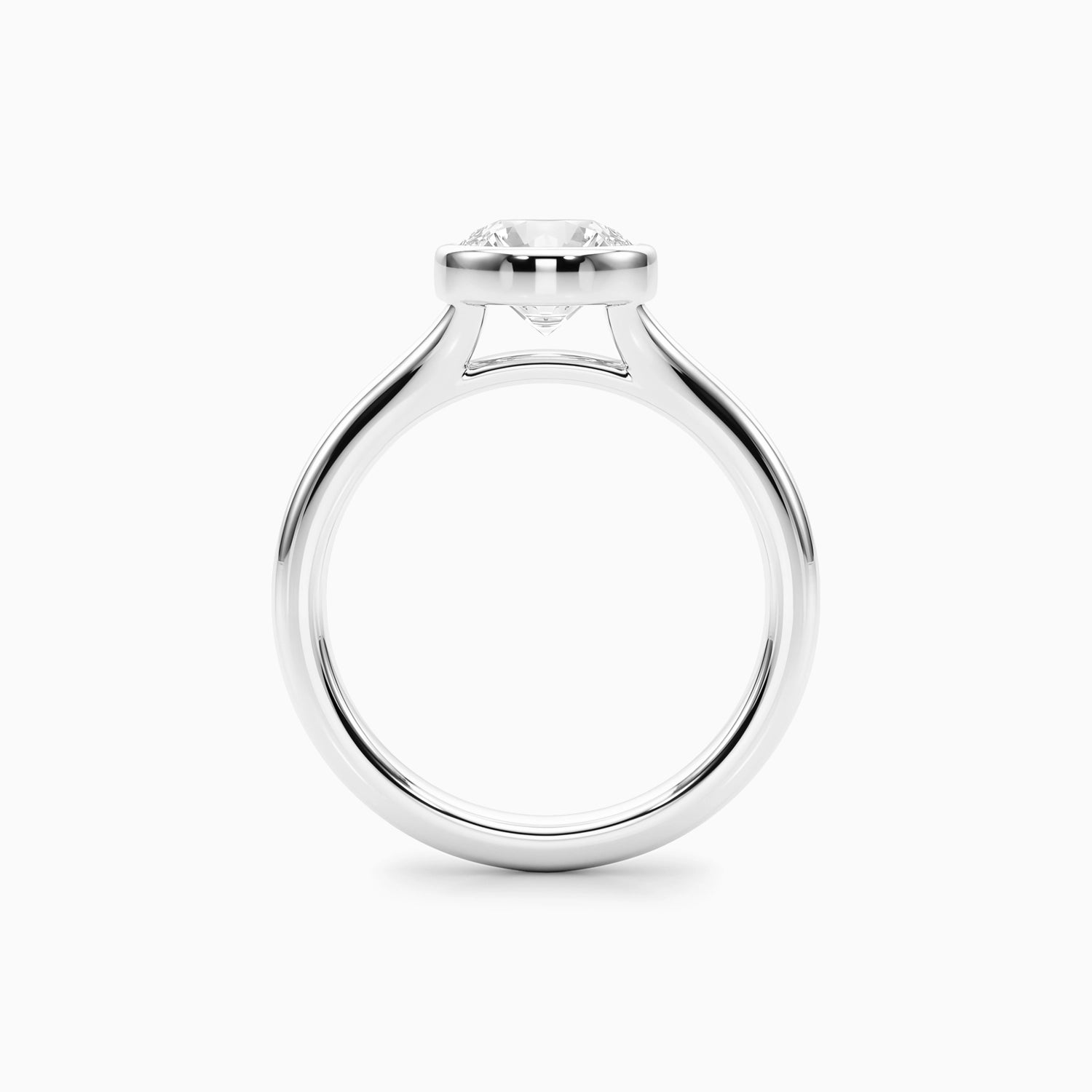 NOVA ROUND BEZEL SOLITAIRE Ring Noble Jewellery
