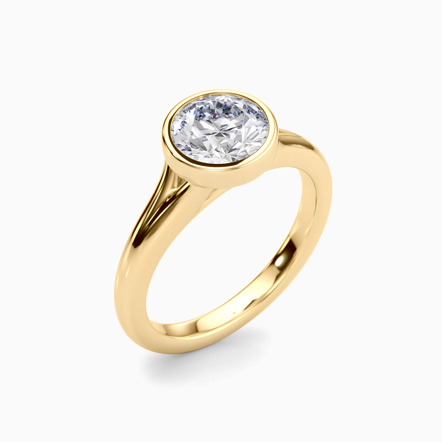 NOVA ROUND BEZEL SOLITAIRE Ring Noble Jewellery