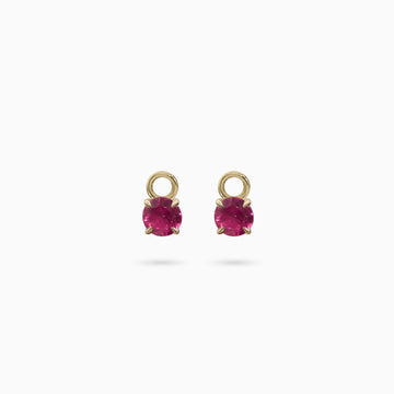 Bella Ruby Claw Huggie Charms