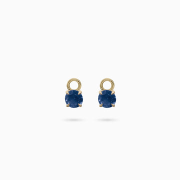 Bella Sapphire Claw Huggie Charms