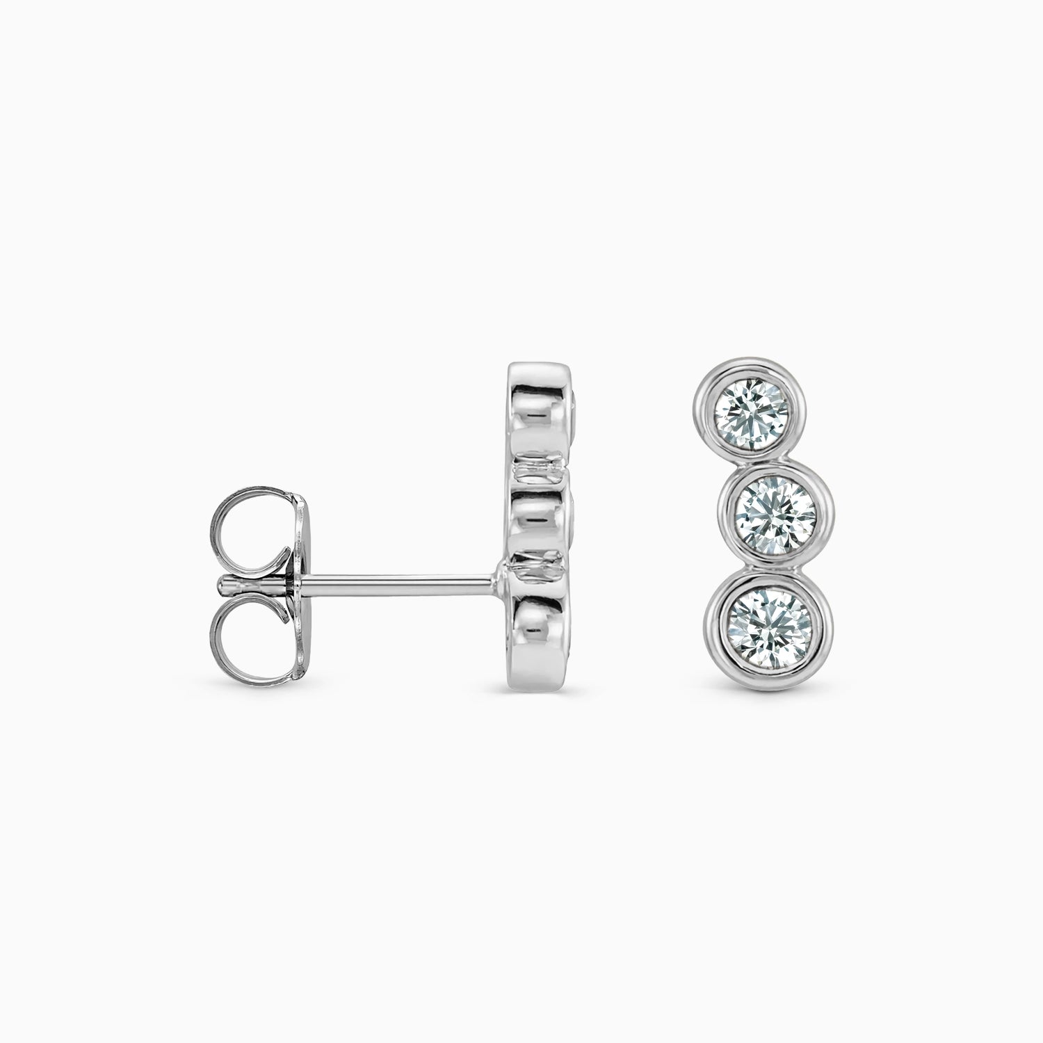 MIRA TRIO CLIMBER STUDS Earrings Noble Jewellery