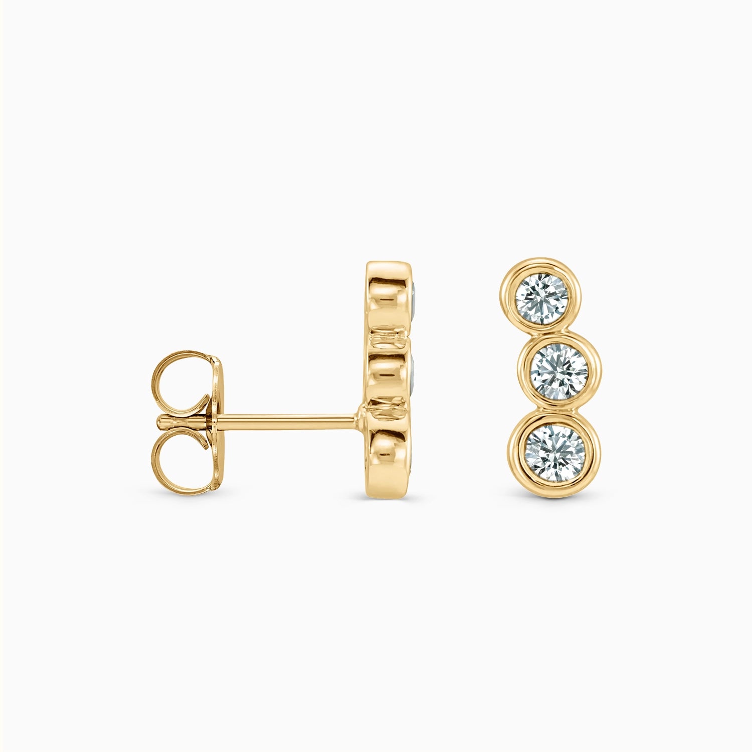 MIRA TRIO CLIMBER STUDS Earrings Noble Jewellery