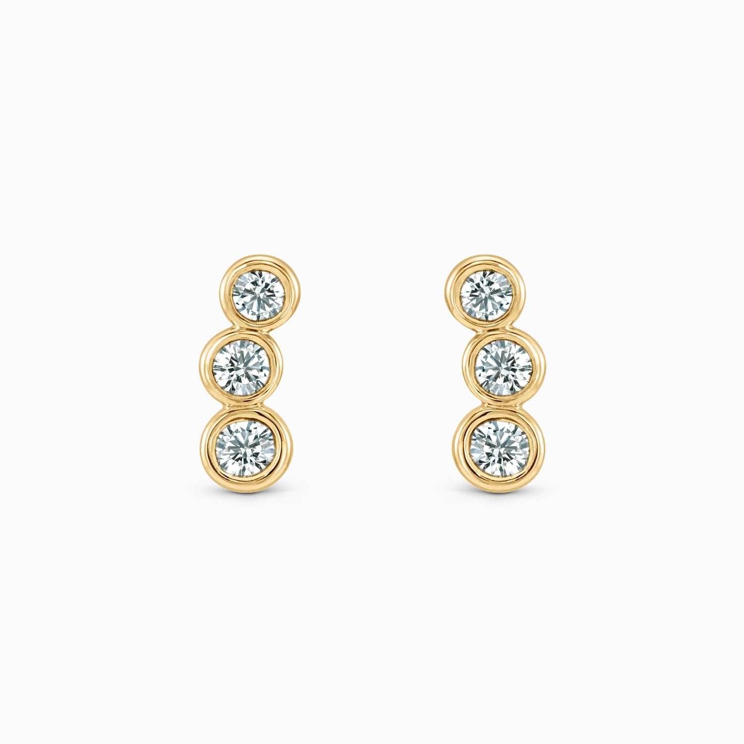 MIRA TRIO CLIMBER STUDS Earrings Noble Jewellery