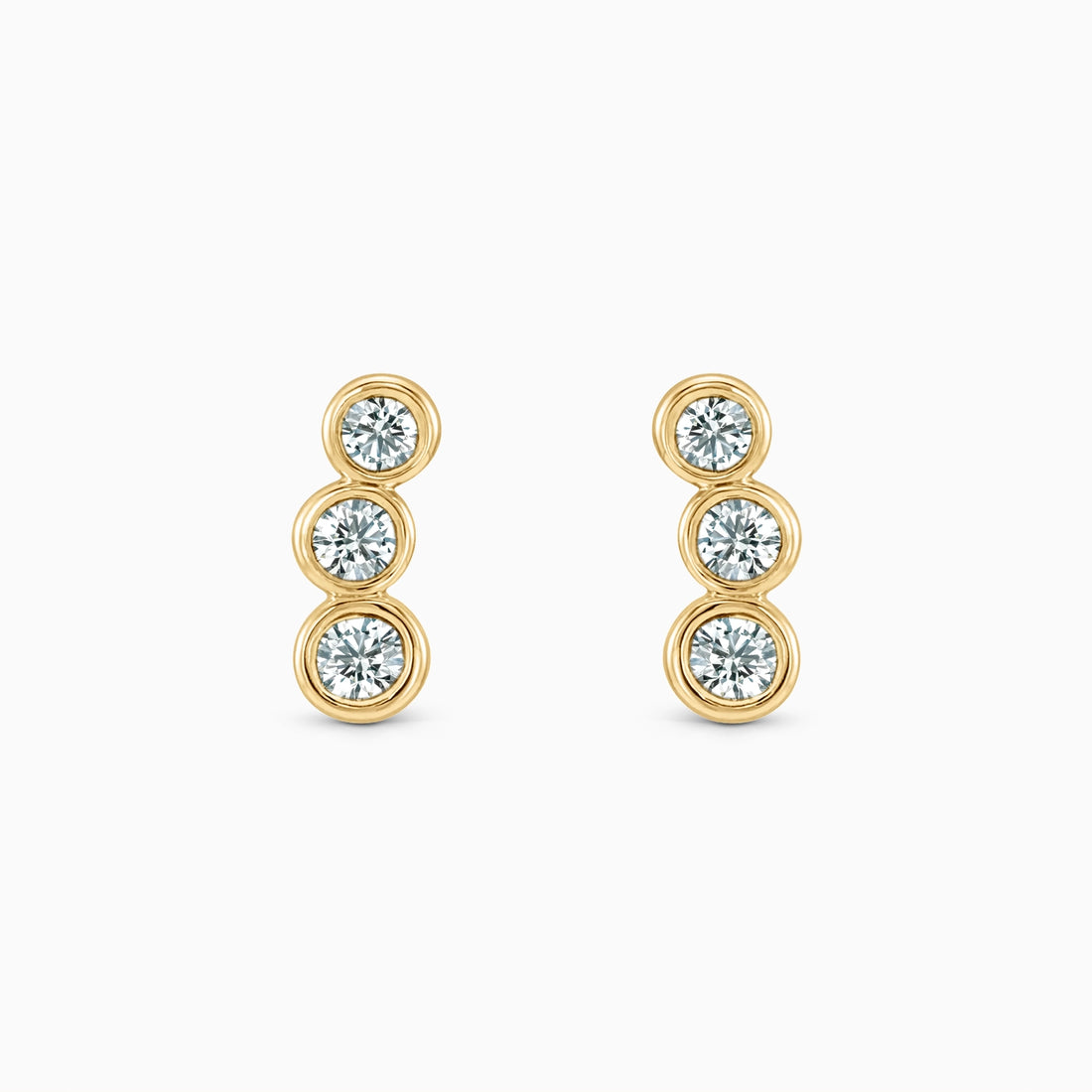 MIRA TRIO CLIMBER STUDS Earrings Noble Jewellery