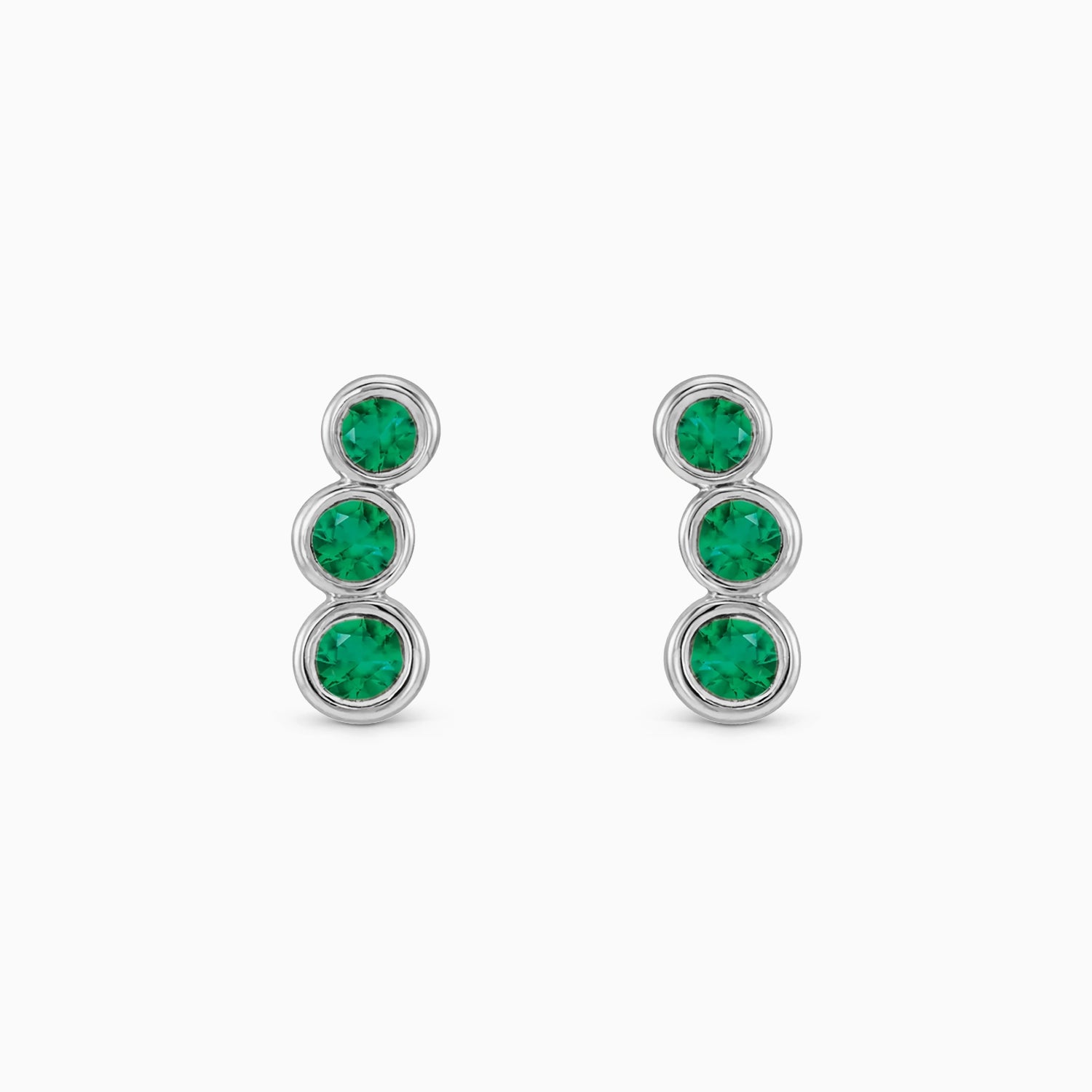 MIRA TRIO CLIMBER STUDS Earrings Noble Jewellery