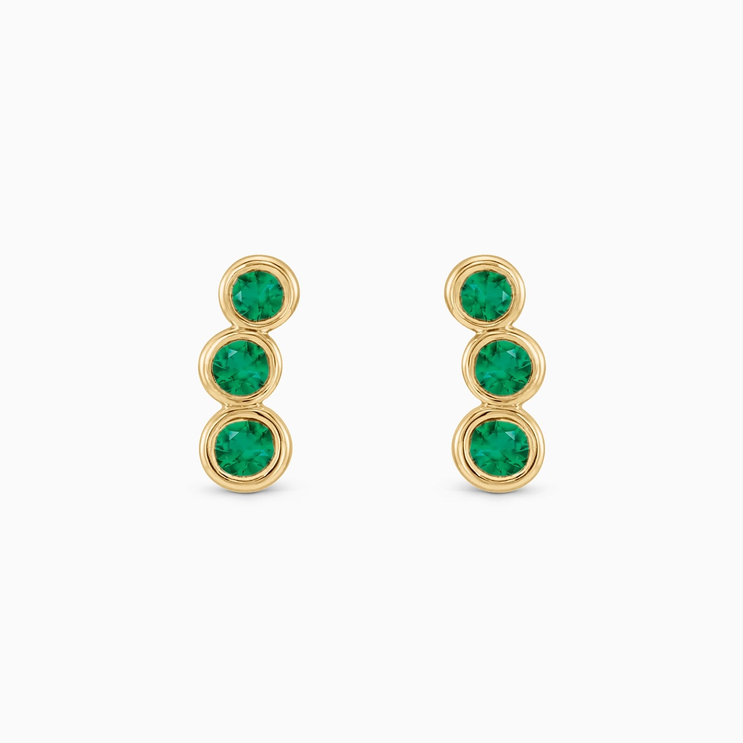 MIRA TRIO CLIMBER STUDS Earrings Noble Jewellery