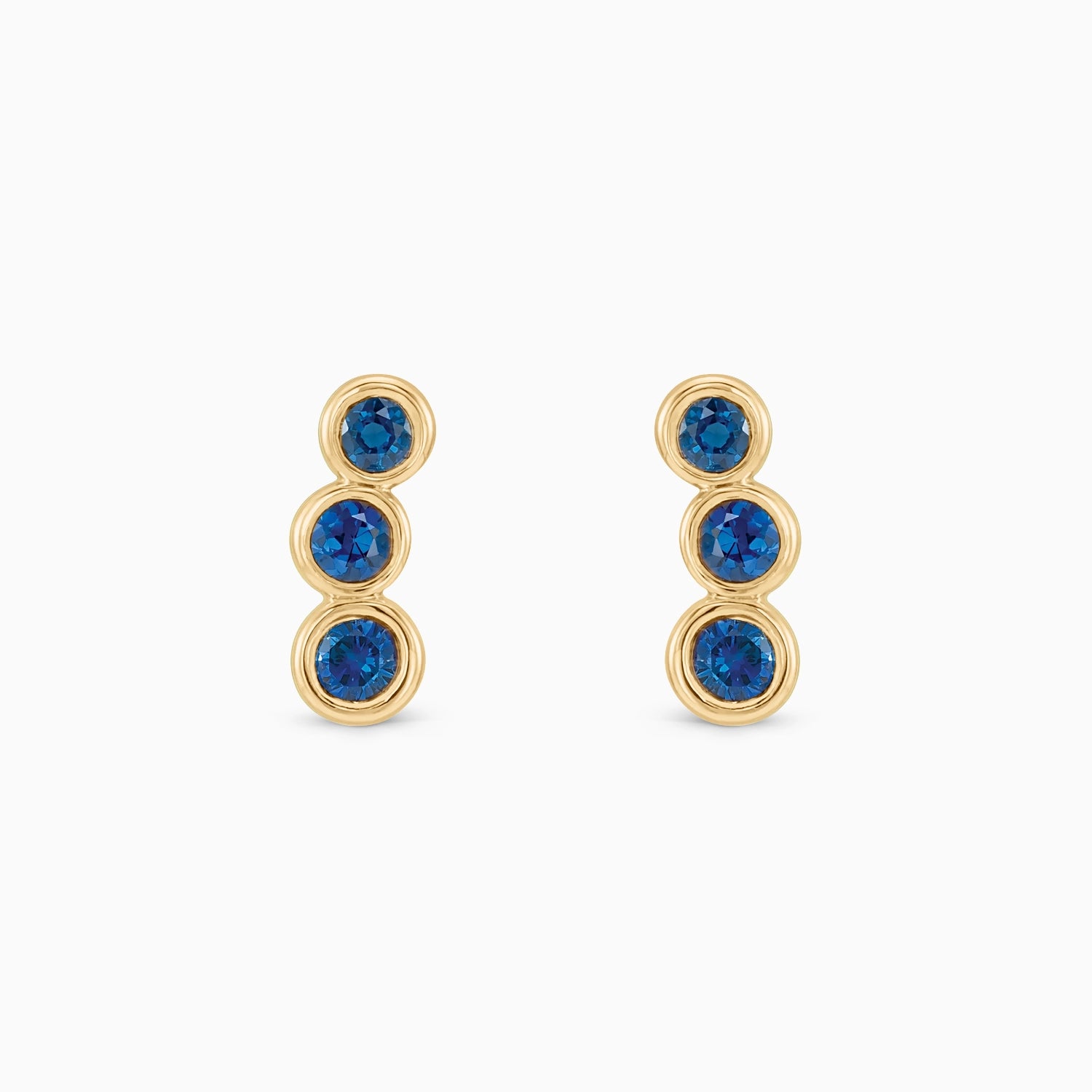 MIRA TRIO CLIMBER STUDS Earrings Noble Jewellery