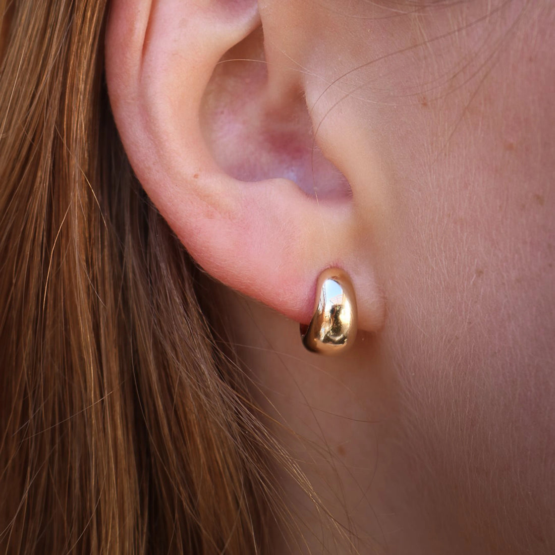 Kasia Bold Huggies Earrings NOBLE