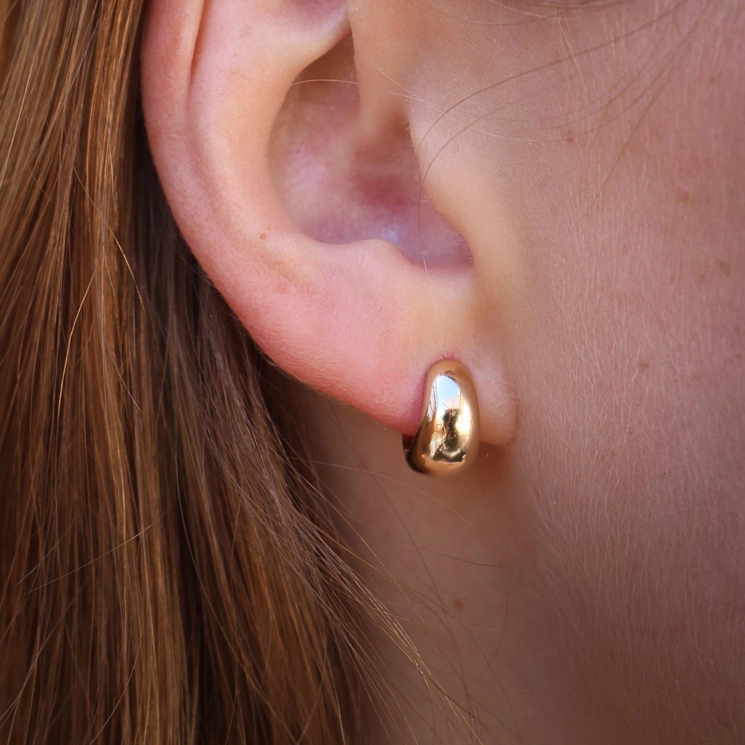 Kasia Bold Huggies Earrings NOBLE