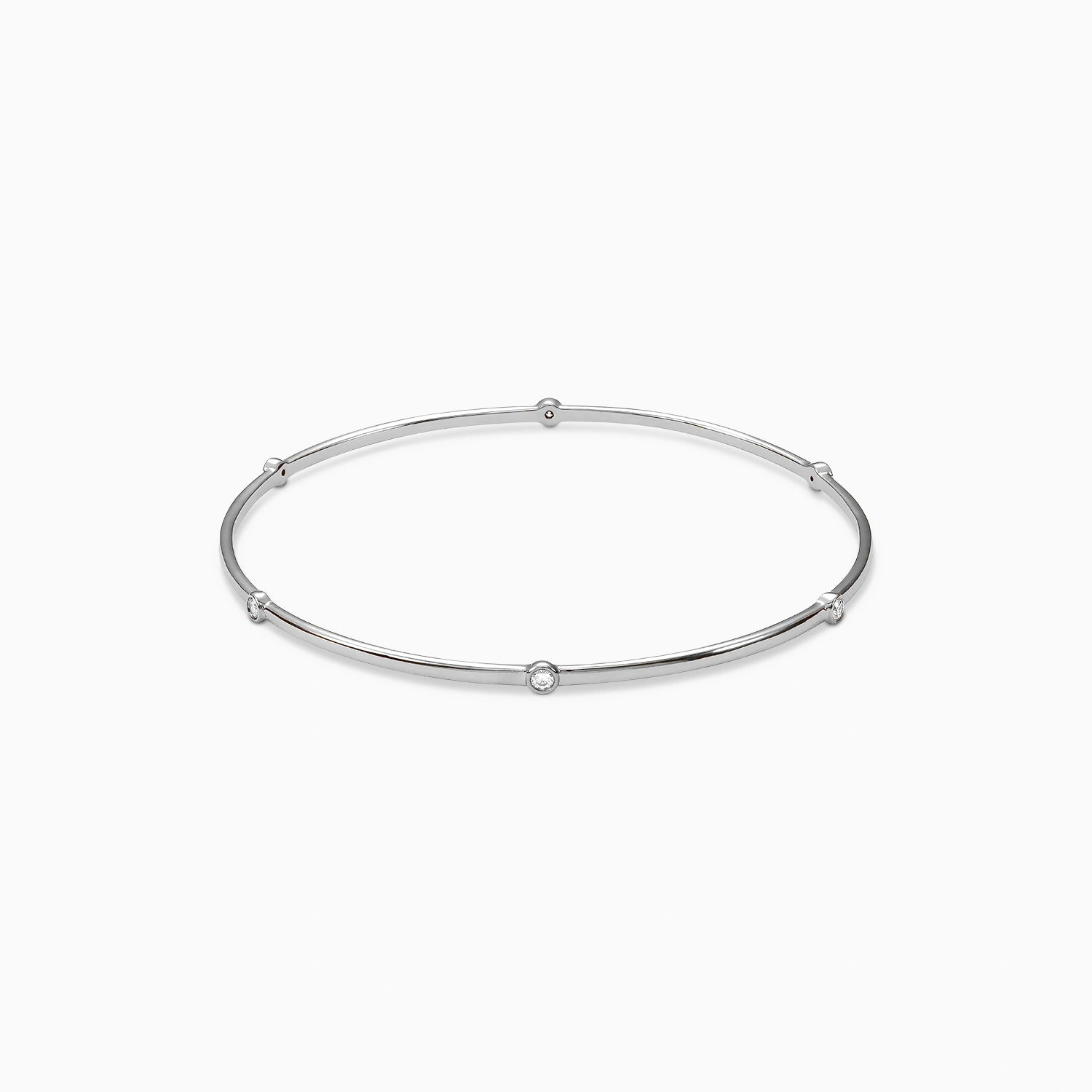 MAIA DIAMOND BEZEL BANGLE Bracelet Noble Jewellery
