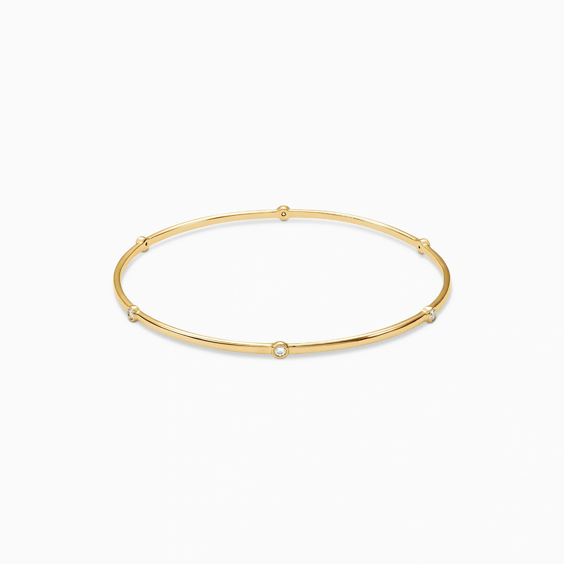MAIA DIAMOND BEZEL BANGLE Bracelet Noble Jewellery