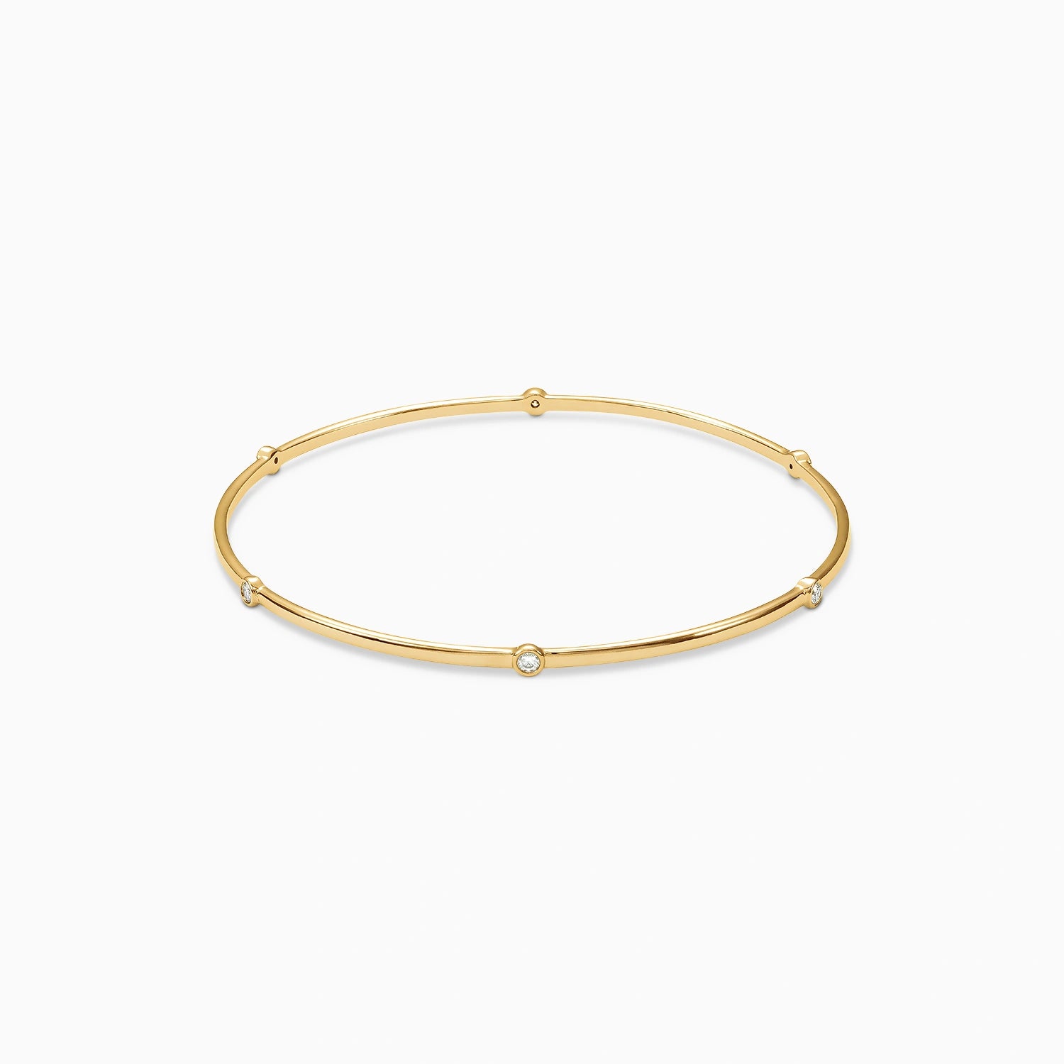 MAIA DIAMOND BEZEL BANGLE Bracelet Noble Jewellery
